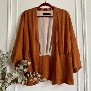Silky terra-cotta wrap